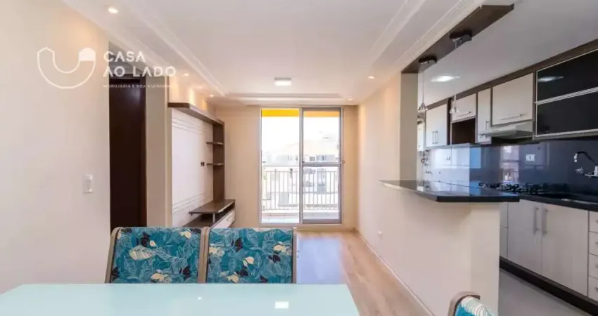 Apartamento mobiliado de 53m² com 02 quartos em São José dos Pinhais/PR.