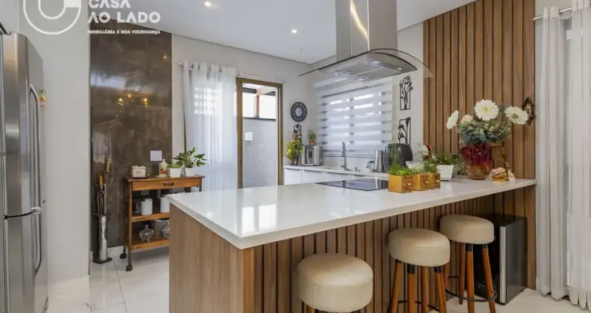 Casa em condomínio 230 m² com 03 suítes no santa cândida - curitiba/pr