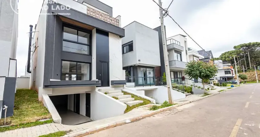 Casa em condomínio 318m² com 03 quartos no santa cândida - curitiba/pr
