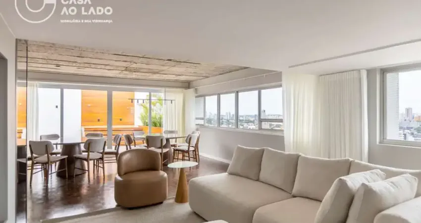 Cobertura retrofit duplex 360m² com 04 suítes no batel - curitiba/pr