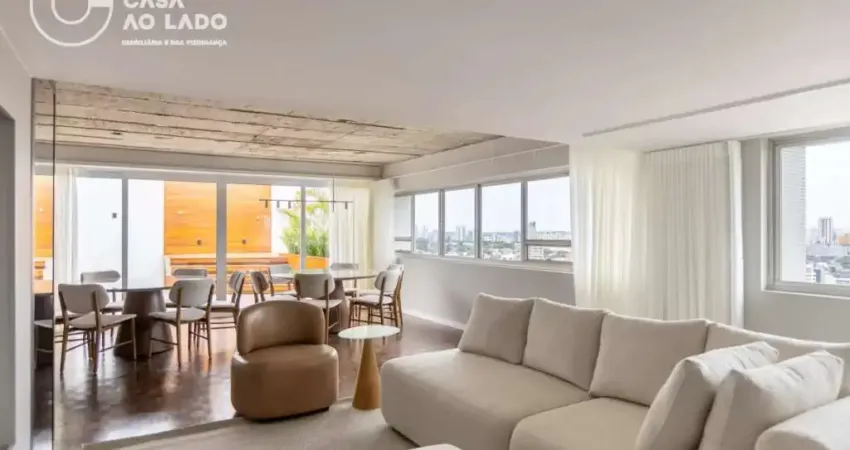 Cobertura retrofit duplex 360m² com 04 suítes no batel - curitiba/pr