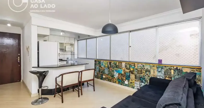 Apartamento 59m² com 01 quarto no centro cívico - curitiba/pr.