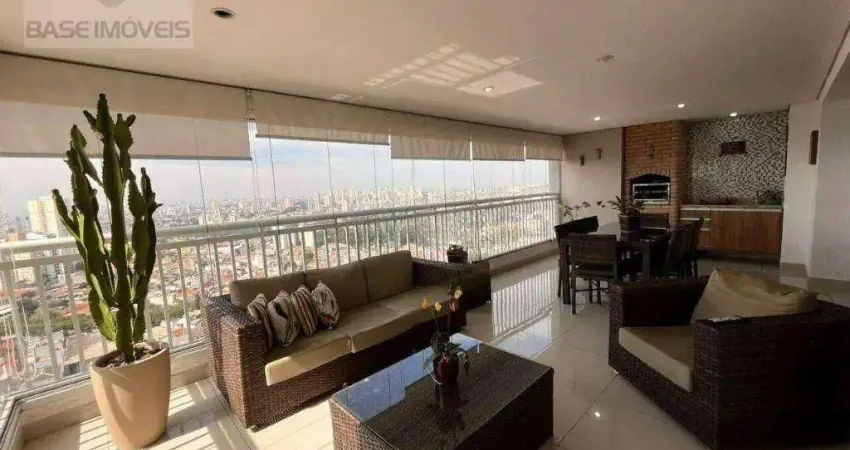 Apartamento com 3 dormitórios à venda, 143 m² por r$ 1.840.000,00 - alto do ipiranga - são paulo/sp