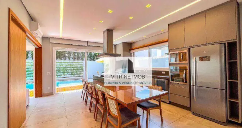 Sobrado com 4 dormitórios à venda, 320 m² por r$ 3.300.000,00 - reserva santa rosa - itatiba/sp