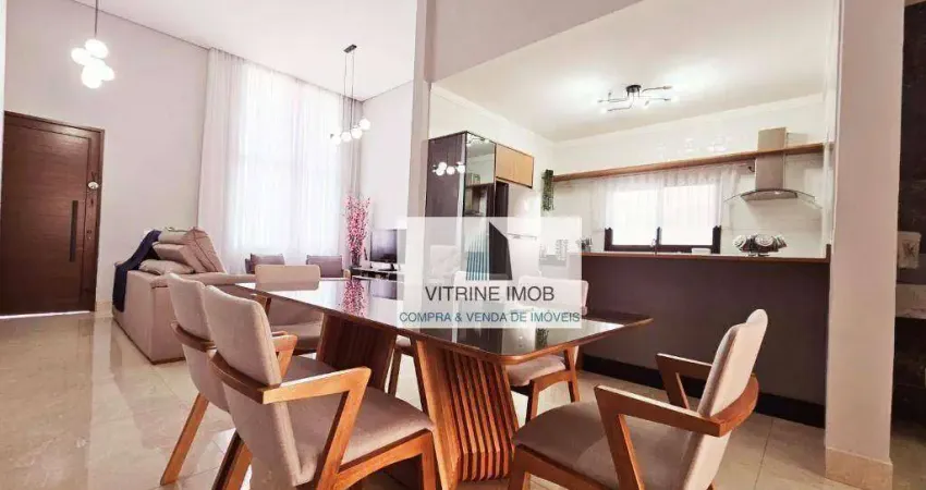 Casa com 3 dormitórios à venda, 175 m² por r$ 1.250.000,00 - loteamento itatiba country club - itatiba/sp