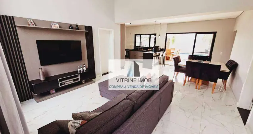 Casa com 4 dormitórios à venda, 248 m² por r$ 1.650.000,00 - condomínio itatiba country club - itatiba/sp