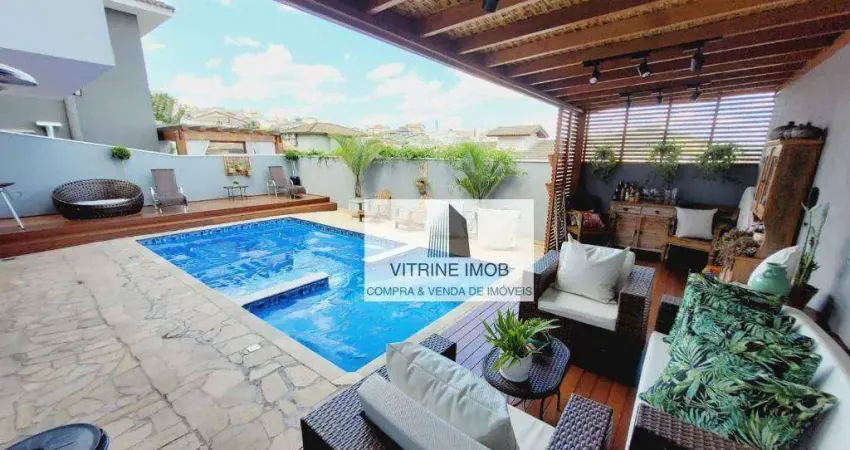 Sobrado com 4 dormitórios à venda, 385 m² por r$ 1.690.000,00 - condomínio itatiba country club - itatiba/sp