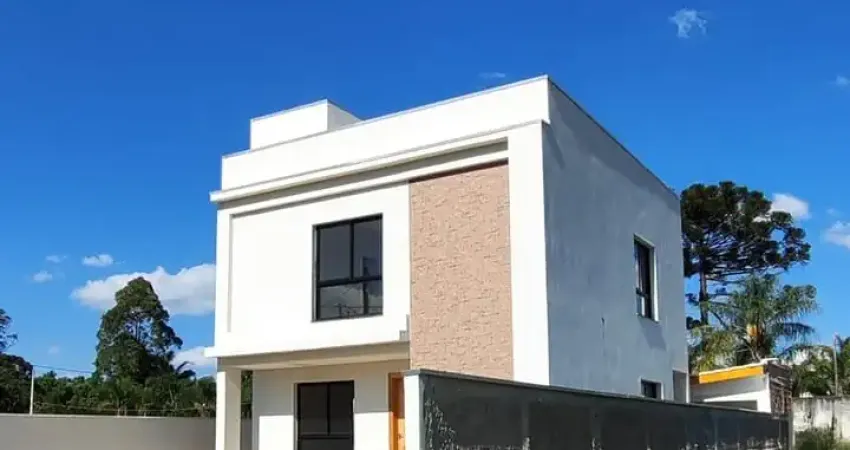 Sobrado moderno em condomínio fechado no jardim carvalho com 2 suítes e edícula