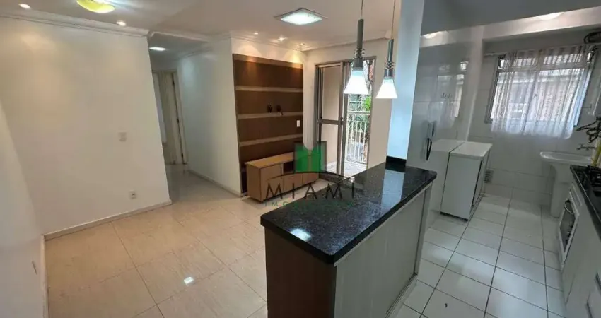 Apartamento com 2 dormitórios para alugar, 57 m² por R$ 2.620,00/mês - Guaíra - Curitiba/PR
