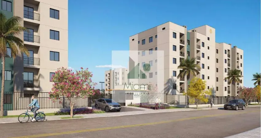 Apartamento com 2 dormitórios à venda, 47 m² por R$ 365.154 - Cidade Industrial - Curitiba/PR