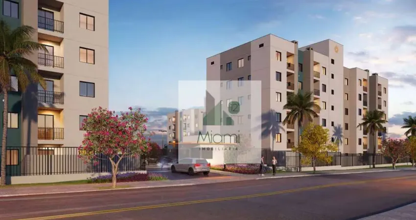 Apartamento com 2 dormitórios à venda, 46 m² por R$ 369.786 - Cidade Industrial - Curitiba/PR