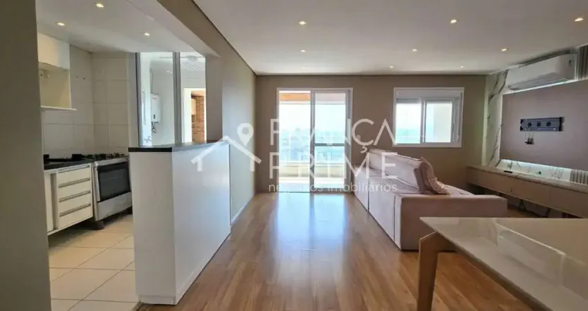 Apartamento a venda contendo 94m² com duas suítes, três banheiros, e contendo uma vaga de garagem .