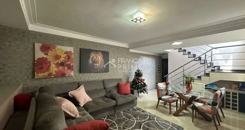 Sobrado de 180m², 5 dormitórios, 5 suíte, lavabo, armários planejados, 4 vaga de garagem coberta .