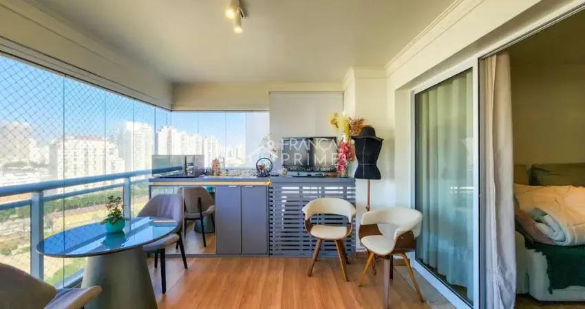 Apartamento a venda no jardim das perdizes com 79m² 2 quartos(1suite) 1 vaga, ar condicionado