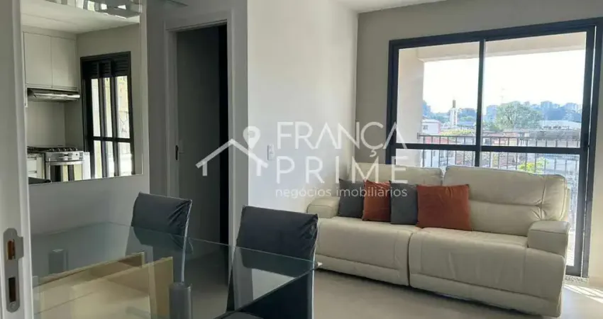 Apartamento mobiliado à venda 2 dorms (1 suíte), 55m²  condomínio elo - vila anastácio | caminhos