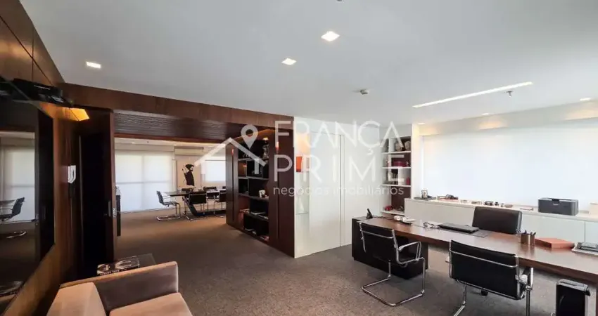 Andar corporativo com 7 salas e 7 vagas | 259m² | west corporate