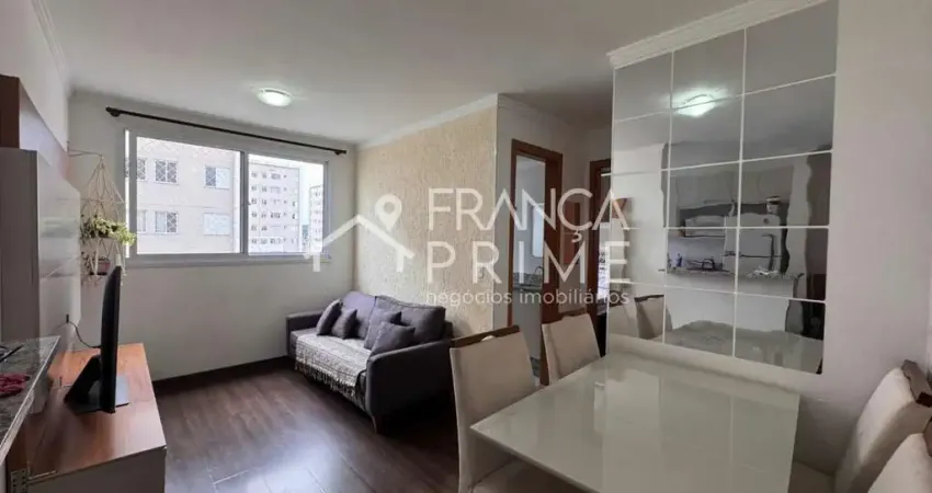 Apartamento mobiliado para locação em andar alto no Jd. Iris