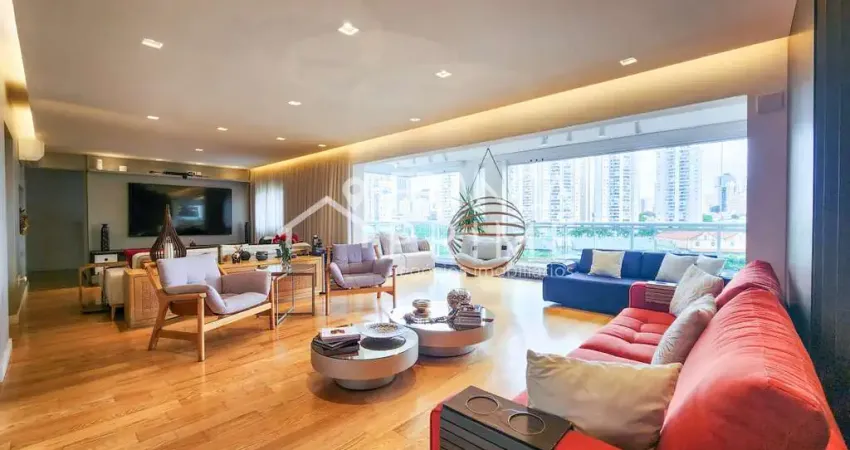 Lindo Apartamento Mobiliado de Alto Padrão com 202 m² - Jardim das Perdizes