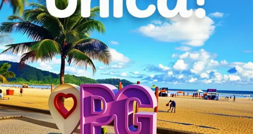 Única Oportunidade na Praia Grande, bairro Boqueirão a 100m da praia!