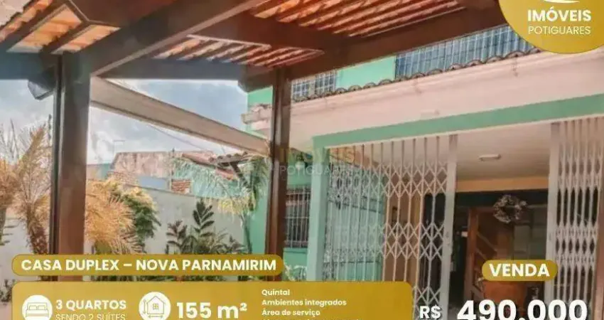 Casa à venda, 3 quartos, 2 suítes, 2 vagas, nova parnamirim - parnamirim/rn