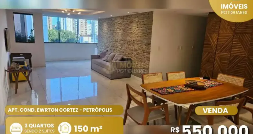 Apartamento com 3 quartos à venda no Petrópolis, Natal 