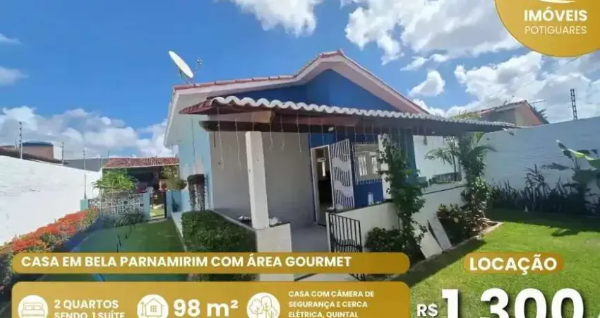 Casa para aluguel, 2 quartos, 1 suíte, 3 vagas, bela parnamirim - parnamirim/rn