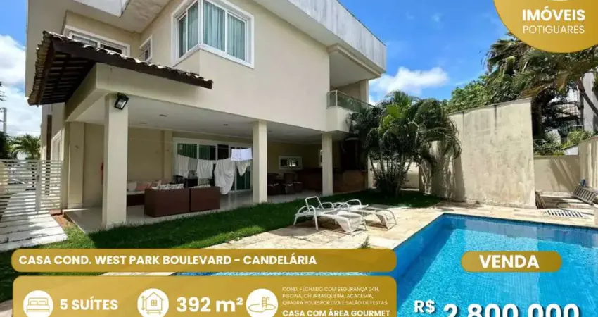 Casa com 5 quartos à venda no Candelária, Natal 