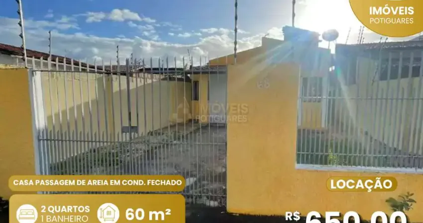 Casa com 2 quartos para alugar no Passagem de Areia, Parnamirim 