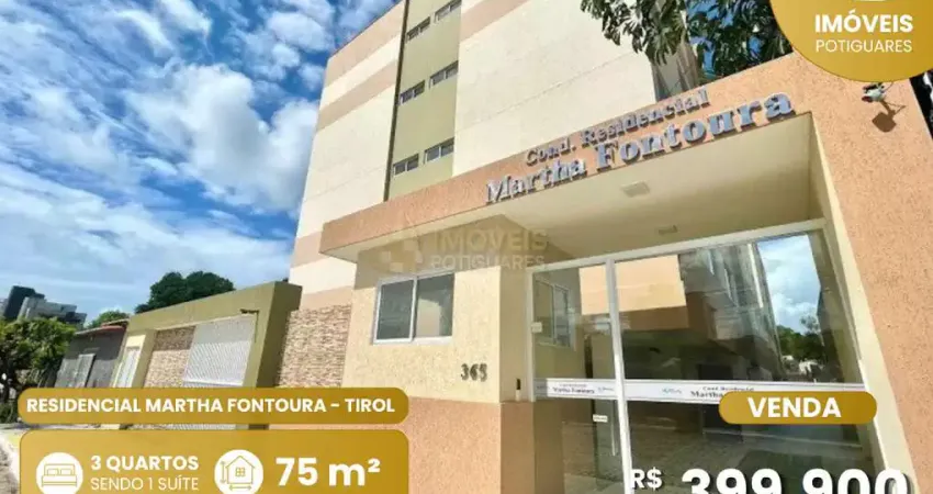 Apartamento com 3 quartos à venda no Tirol, Natal