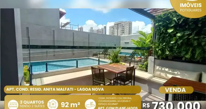 Apartamento com 3 quartos à venda no Lagoa Nova, Natal 