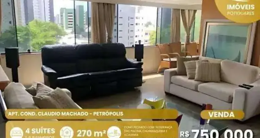Apartamento com 5 quartos à venda no Petrópolis, Natal