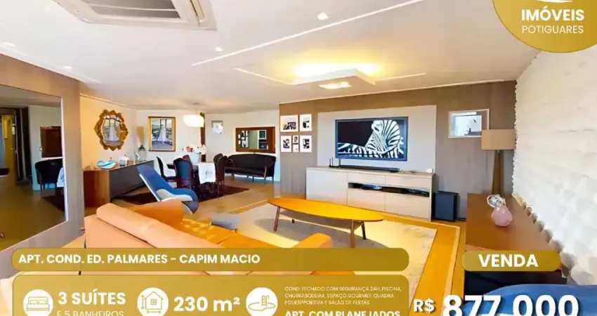 Apartamento com 4 quartos à venda no Capim Macio, Natal