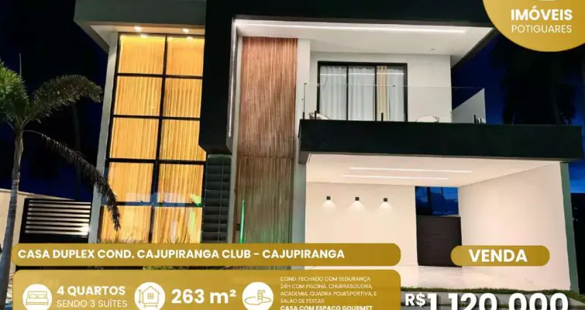 Casa com 3 quartos à venda no Cajupiranga, Parnamirim