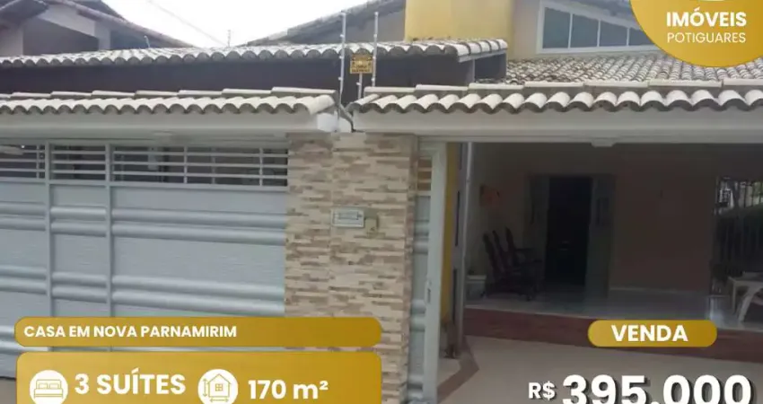 Excelente casa à venda em nova parnamirim – próximo à av. maria lacerda