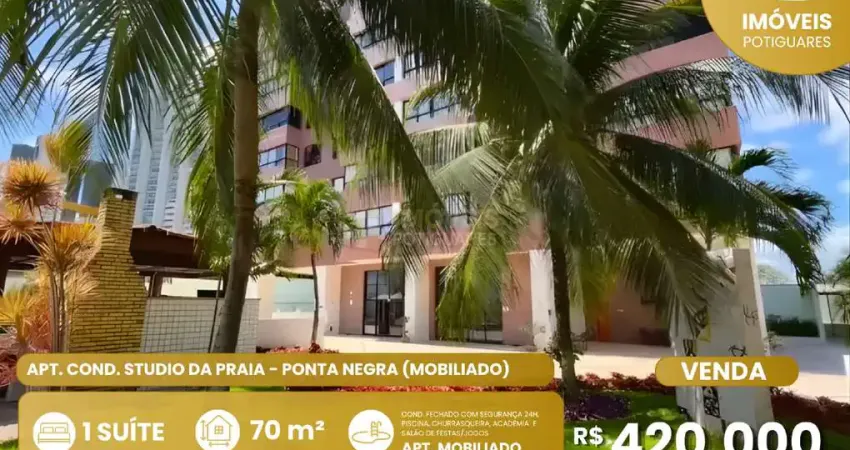 Apartamento com 1 quarto à venda no Ponta Negra, Natal 