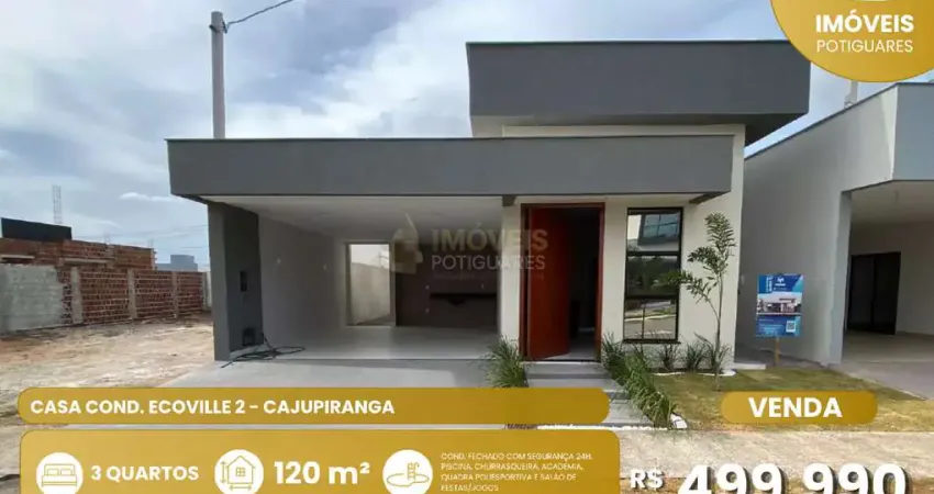 Casa com 3 quartos à venda no Cajupiranga, Parnamirim