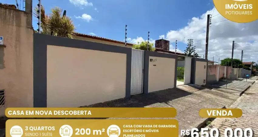 Casa com 3 quartos à venda no Nova Descoberta, Natal 