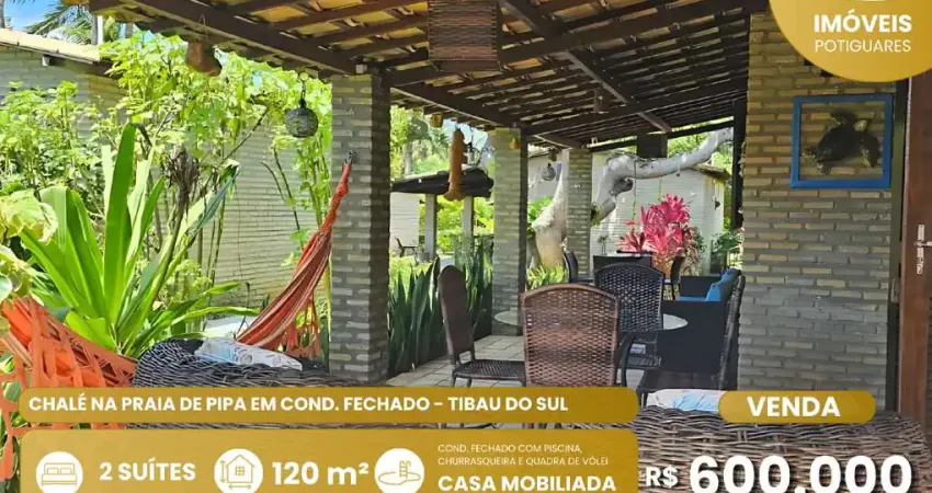 Flat à venda, 2 quartos, 2 suítes, 1 vaga, pipa - tibau do sul/rn