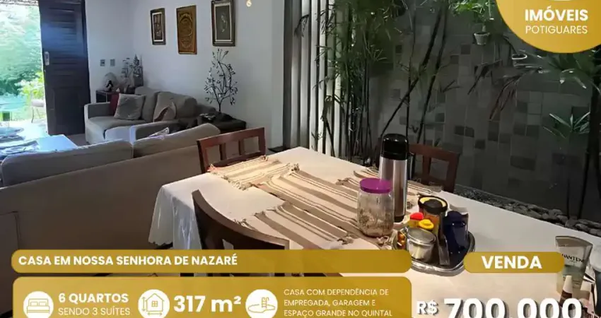 Casa à venda, 3 quartos, 3 suítes, nossa senhora de nazaré - natal/rn