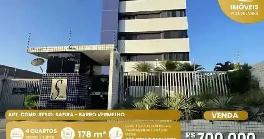 Apartamento com 4 quartos à venda no Barro Vermelho, Natal 