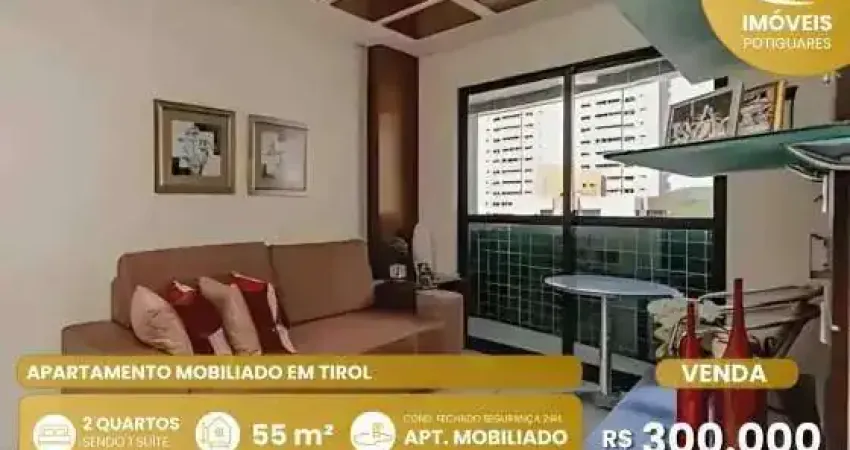 Apartamento com 2 quartos à venda no Tirol, Natal