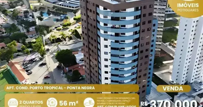 Apartamento à venda, 2 quartos, 1 suíte, 1 vaga, ponta negra - natal/rn