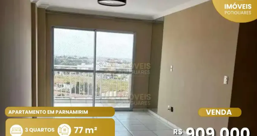 Apartamento à venda, 2 vagas, nova parnamirim - parnamirim/rn