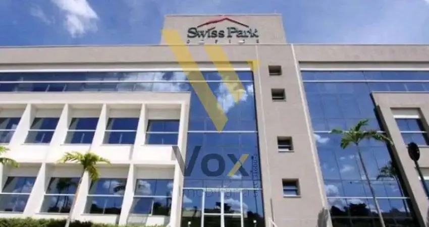 Sala comercial de alto padrão no swiss park office, campinas-sp: venda ou locação, mobiliada completa com ar-condicionado e vaga de garagem!