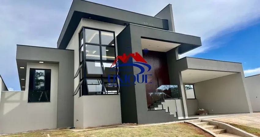 Casa nova e moderna c/ terreno de 1020m à venda em condomínio em boituva