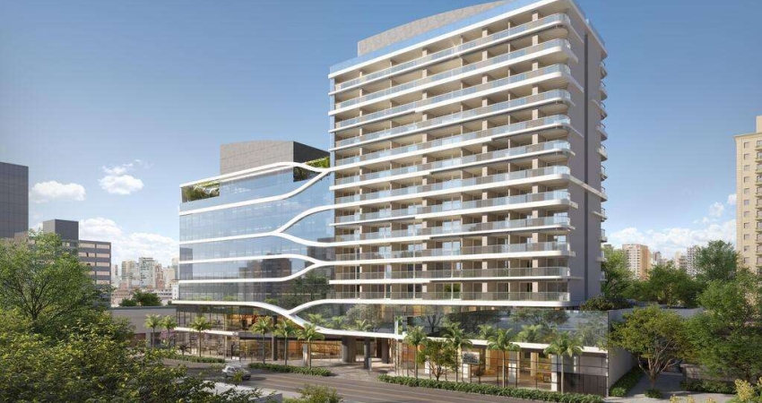 Studio à venda em São Paulo, Jardim Paulista, com 1 quarto, 27,64m²