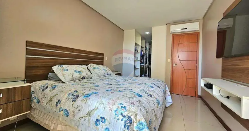 Apartamento no condomínio the sun, com 131m2 - 3 suítes e sala ampliada no parque dez