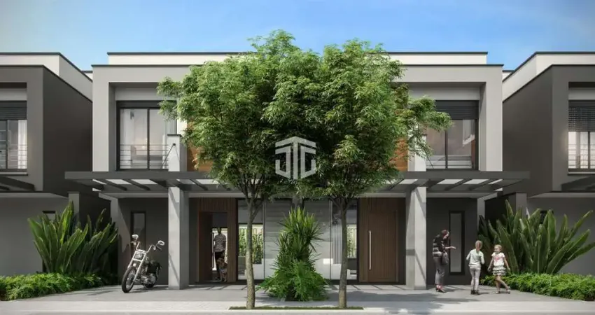 Casa em condomínio moderno e de alto padrão no bairro vila rosa, em novo hamburgo!