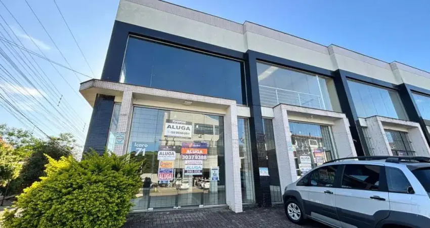 Loja ampla com mezanino para locação no bairro canudos, em novo hamburgo!