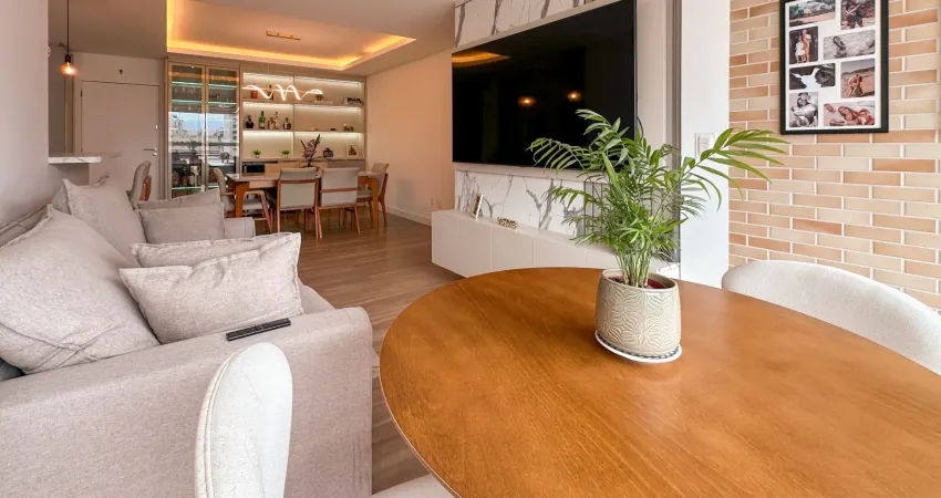 Apartamento recém reformado 3 dormitórios com suite sacada com vista mar